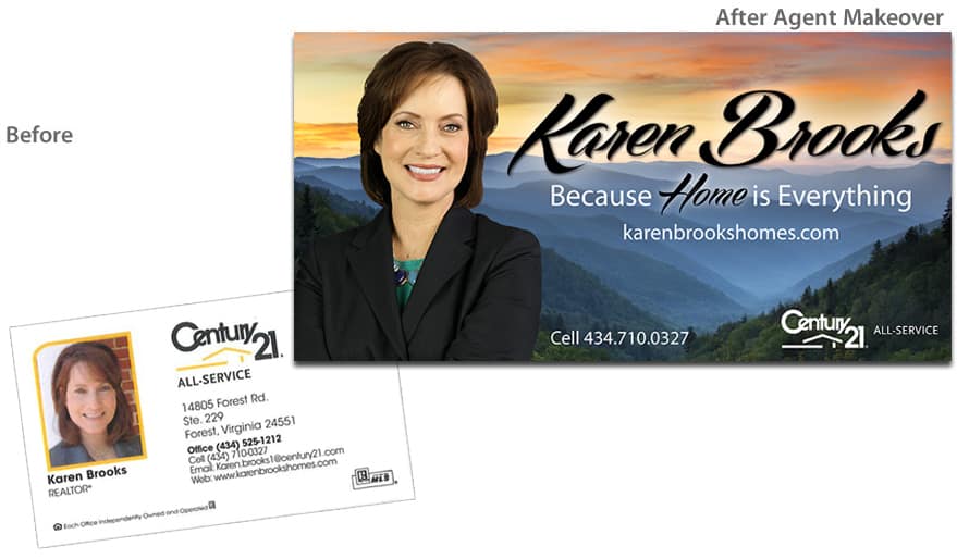 Before & After Agent Makeover - Karen Brooks