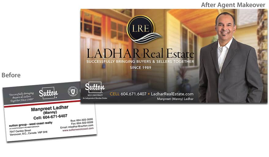 Manpreet Ladhar Before and After Agent Makeover