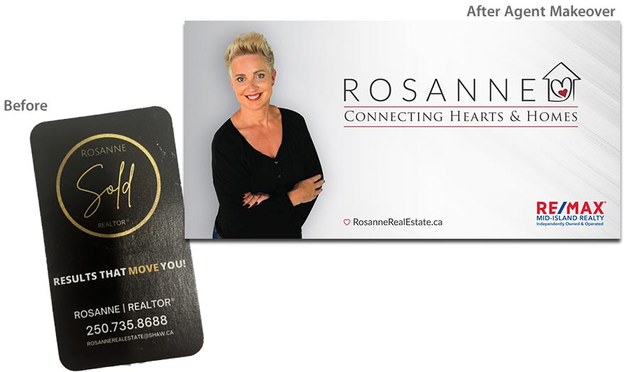 Rosanne Doiron Before and After Agent Makeover